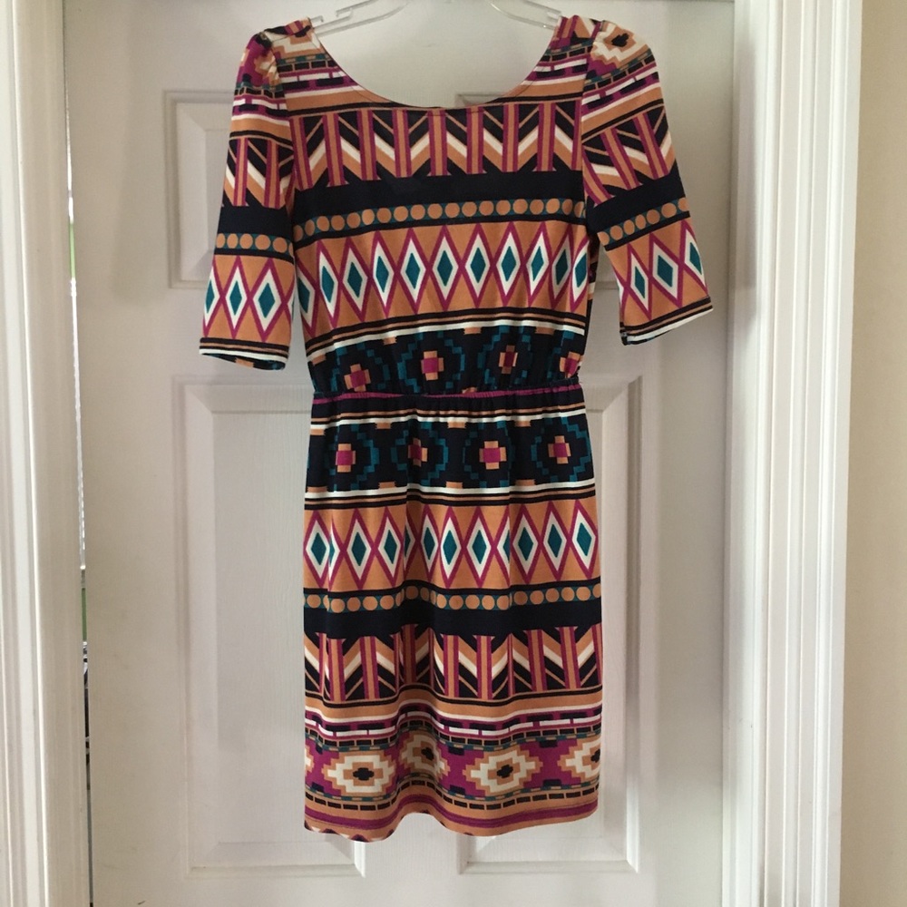 tribal print dress